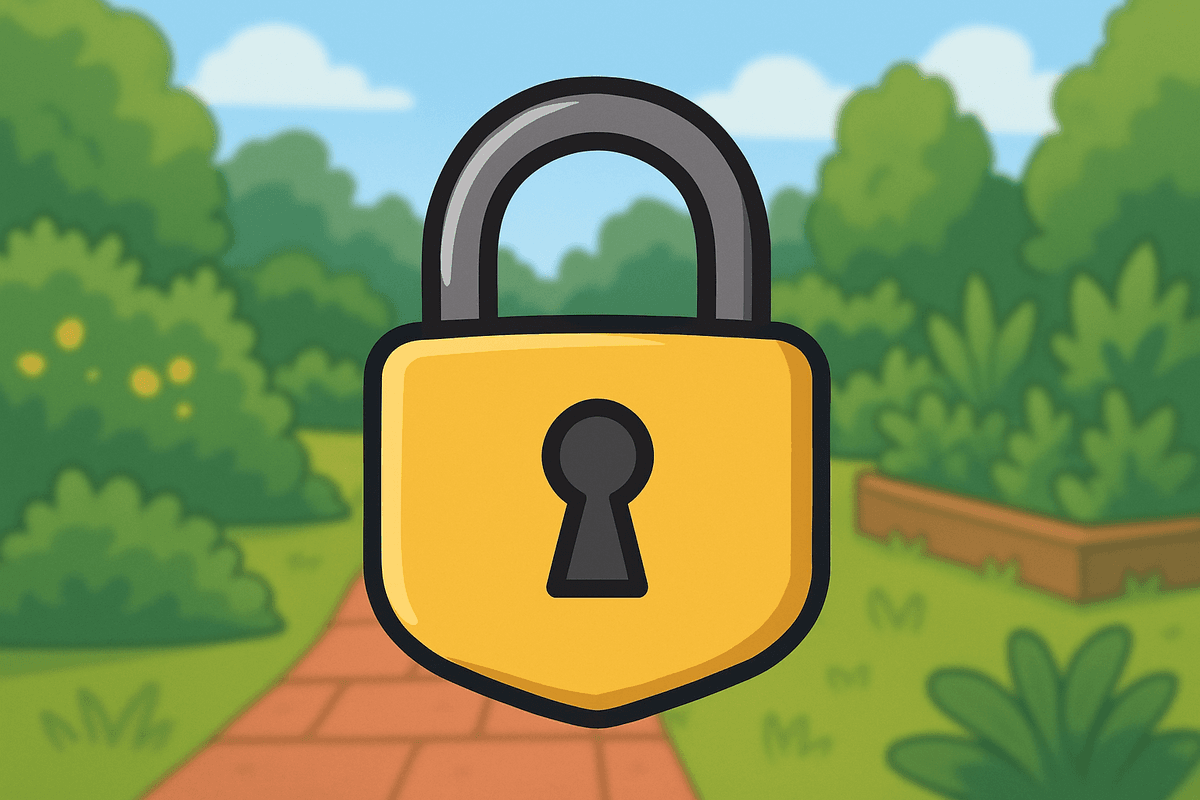 Capture d'écran du projet KeyGarden